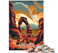 Rompecabezas de 1000 Piezas para Adolescentes Parque Nacional Arches Rompecabezas para Adolescentes Que Mejora la Memoria Ayuda a ejercitar el Cerebro y es un Juego Educativo para Toda la Familia