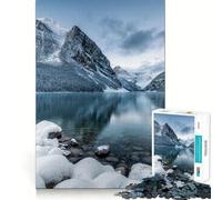 Rompecabezas de 1000 Piezas para Adolescentes,Parque Nacional Banff,Canadá Juego desarrollar la coordinación cognitiva Regalo Ideal para Relajarse y divertirse en cumpleaños (50x75cm)