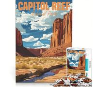 Rompecabezas de 1000 Piezas para Adolescentes, Parque Nacional Capitol Reef, Juguetes para armar, decoración, Piezas de Formas aleatorias Que encajan Perfectamente, 50x75cm
