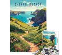 Rompecabezas de 1000 Piezas para Adolescentes Parque Nacional de Las Islas del Canal Rompecabezas para Adultos Juego Familiar Divertido y con Humor Regalo de cumpleaños Regalos (tamaño 38x52cm)