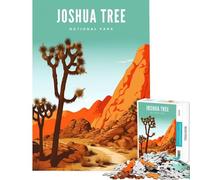 Rompecabezas de 1000 Piezas para Adolescentes Parque Nacional Joshua Tree Juego Educativo Juguetes didácticos Regalo artístico Corte de precisión (tamaño 50x75cm)