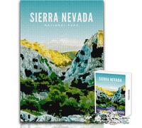 Rompecabezas de 1000 Piezas para Adolescentes, Parque Nacional Sierra Nevada, Juegos Familiares, análisis y lógica, decoración de Pared, tamaño 50x75cm