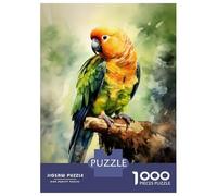 Rompecabezas De 1000 Piezas para Adolescentes Parrot Watercolor Rompecabezas para Adultos Juego Práctico Difícil Regalos De Cumpleaños Y Únicos 70x50cm/1000pcs