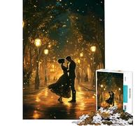 Rompecabezas de 1000 Piezas para Adolescentes Paseo Nocturno romántico desafío Educativo Vacaciones en casa Entretenimiento para el hogar Juguetes de decoración para Mayores de 14 años (50x75cm)