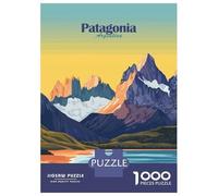 Rompecabezas De 1000 Piezas para Adolescentes Patagonia Argentina Landscape Rompecabezas para Adultos Juegos Relajantes Decoración Interacción Entre Padres E Hijos 38x26cm/1000pcs