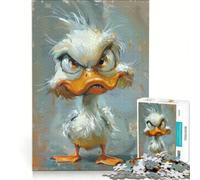 Rompecabezas de 1000 Piezas para Adolescentes Pato caprichoso Juego Educativo difícil Regalo de cumpleaños Regalos de Viaje 38x52cm