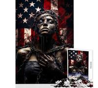 Rompecabezas de 1000 Piezas para Adolescentes Patriotismo Libertad decoración del hogar Juguetes Regalo de cumpleaños Juego de ingenio descompresión Intelectual tamaño 50x75cm