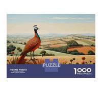 Rompecabezas De 1000 Piezas para Adolescentes Peacock in The Countryside Rompecabezas para Adultos Juego Práctico Decoración Gran Regalo para Jugar 52x38cm/1000pcs