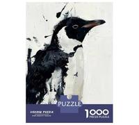 Rompecabezas De 1000 Piezas para Adolescentes Penguin Grace Art Rompecabezas para Adolescentes Juguetes Antiestrés Regalos para Mujeres Regalos para Reducir El Estrés 52x38cm/1000pcs