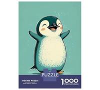 Rompecabezas De 1000 Piezas para Adolescentes Penguin Happy Rompecabezas para Adultos Juegos Divertidos Regalos para Mujeres Desafiantes De Completar 70x50cm/1000pcs
