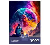 Rompecabezas De 1000 Piezas para Adolescentes Pensive in Space 5 Rompecabezas para Adultos Juegos Relajantes Regalos para Mujeres Diversión En Casa Actividades, 70x50cm/1000pcs