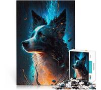 Rompecabezas de 1000 Piezas para Adolescentes Perro Border Collie Entrena tu Cerebro y Tus Manos Juego de desafío único 70x100cm