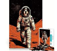 Rompecabezas de 1000 Piezas para Adolescentes Perro de montaña bernés,Marte,Arte de Bordes Exactos,resolución de Problemas,Juego Divertido y Acogedor,decoración navideña (38x52cm)