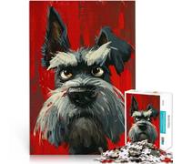 Rompecabezas de 1000 Piezas para Adolescentes Perros de Cara Plana Matar el Tiempo en Vacaciones en casa Ideas de Regalos 75x50cm