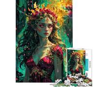 Rompecabezas de 1000 Piezas para Adolescentes Perséfone Reina de los Reinos Duales Rompecabezas para Adultos Juegos Divertidos de análisis y lógica cumpleaños (tamaño 50x75cm)