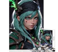 Rompecabezas de 1000 Piezas para Adolescentes Personaje de Anime Femenino Juguete Educativo Regalo de cumpleaños Juego de ingenio Ayuda a ejercitar el Cerebro tamaño 38x26cm