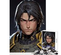 Rompecabezas de 1000 Piezas para Adolescentes Personajes de Anime Masculinos Juguetes antiestrés Ideas de Regalo Juegos educativos con póster a Juego y Hoja de Trivia tamaño 38x26cm