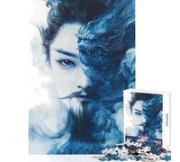 Rompecabezas de 1000 Piezas para Adolescentes Personajes de la mitología China Juguetes de Bricolaje Regalos de Amigo Secreto Juego Educativo para cumpleaños y Navidad tamaño 38x26cm