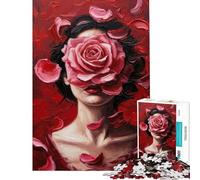 Rompecabezas de 1000 Piezas para Adolescentes Pétalos de Pasión Rompecabezas Juegos relajantes Decoración de Pared Oferta Regalos para Toda la Familia (Tamaño 38x52cm)