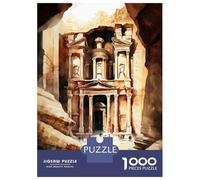 Rompecabezas De 1000 Piezas para Adolescentes Petra Charm Watercolor Rompecabezas para Adultos Juego De Ingenio Una Obra De Arte Regalos para Amigos Y Familiares 38x26cm/1000pcs