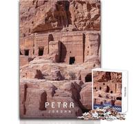 Rompecabezas de 1000 Piezas para Adolescentes: Petra, la Ciudad perdida Diversión Familiar y Noche de Juegos Análisis y lógica Regalo de cumpleaños Tamaño 38x26cm