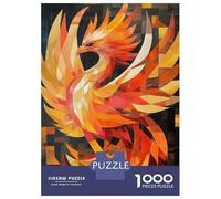 Rompecabezas De 1000 Piezas para Adolescentes Phoenix Oil Painting Rompecabezas para Adultos Juego De Ingenio Decoración Ayuda A Ejercitar El Cerebro 38x26cm/1000pcs