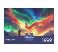 Rompecabezas De 1000 Piezas para Adolescentes Phoenix Rising Fantasy Artwork-3 Rompecabezas para Adultos Juego Práctico Decoración del Hogar Cumpleaños Y Navidad 52x38cm/1000pcs