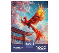 Rompecabezas De 1000 Piezas para Adolescentes Phoenixs Torii Gate Rompecabezas para Adultos Juegos Familiares Decoración del Hogar Regalos Y Cumpleaños Únicos 38x26cm/1000pcs