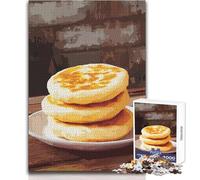 Rompecabezas de 1000 Piezas para Adolescentes, Pila de panes Planos, Juguete, Juego Intelectual, Vacaciones en casa, Matar el Tiempo, Regalo de Amigo Secreto, tamaño 38x26cm