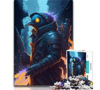 Rompecabezas de 1000 Piezas para Adolescentes, pingüino anarquista ártico, 1000 Piezas para Adultos, antiestrés, desafío difícil, Regalo de Amigo Secreto (tamaño 75x50cm)