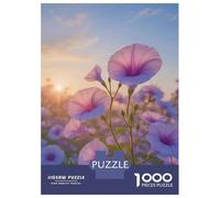 Rompecabezas De 1000 Piezas para Adolescentes Pink Morning Glories at Sunset Rompecabezas para Adolescentes Juegos Familiares Desafío Difícil Regalos De Cumpleaños Y Únicos 38x26cm/1000pcs