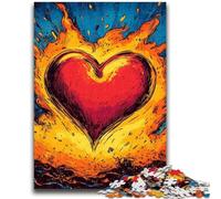 Rompecabezas de 1000 Piezas para Adolescentes, Pintura al óleo de Amor, 1000 Piezas para Adultos, Toda la Familia Apto para niños de 14 años (50x75cm)