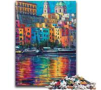 Rompecabezas de 1000 Piezas para Adolescentes, Pintura de la Costa de Nápoles, Italia, Juguetes educativos, decoración única para el hogar y Regalos para Mayores de 14 años, 50x75cm