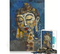 Rompecabezas de 1000 Piezas para Adolescentes,Pintura Espiritual de Buda,Juego de Ajuste preciso,Desarrollo de la Mente,diversión,Tiempo Libre,Navidad,Arte para el hogar (38x26cm)