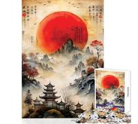 Rompecabezas de 1000 Piezas para Adolescentes Pinturas clásicas Chinas Rompecabezas de 1000 Piezas Juego de ingenio Ideas para Regalos Carrera de Velocidad Manual (38x52cm)