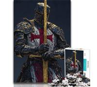 Rompecabezas de 1000 Piezas para Adolescentes Pinturas de Caballeros Medievales Regalo de cumpleaños Arte Mural para Mayores de 14 años 26x38cm