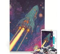 Rompecabezas de 1000 Piezas para Adolescentes Pioneros de Las Estrellas Juego de ingenio difícil y desafiante Toda la Familia 38x52cm