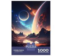 Rompecabezas De 1000 Piezas para Adolescentes Planet Lake Landscape Rompecabezas para Adultos Juegos Relajantes Regalos para Mujeres Diversión En Casa Actividades, 52x38cm/1000pcs