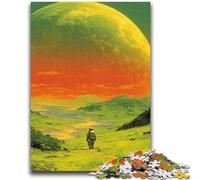 Rompecabezas de 1000 Piezas para Adolescentes, Planeta alienígena, para Adultos, Ideal para aliviar el estrés, un desafío difícil, decoración única para el hogar y Regalos (75x50cm)