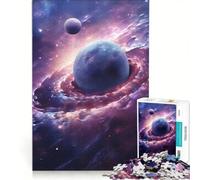 Rompecabezas de 1000 Piezas para Adolescentes: Planeta Cósmico, decoración de Pared, Regalo de cumpleaños, para Fortalecer el Amor Entre Parejas 50x75cm
