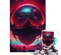 Rompecabezas de 1000 Piezas para Adolescentes Planeta Desconocido Diversión en casa Regalos para Mujeres Juegos relajantes Apto para Mayores de 14 años 50x75cm