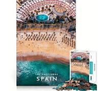 Rompecabezas de 1000 Piezas para Adolescentes Playa De Los Cristianos Arte de Bordes precisos Actividad Mental Juego de Entretenimiento Regalo de cumpleaños (50x75cm)