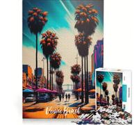 Rompecabezas de 1000 Piezas para Adolescentes Playa de Venecia Juego Familiar decoración de Pared para Fortalecer el Amor Entre Parejas 38x26cm
