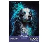 Rompecabezas De 1000 Piezas para Adolescentes Poodle Dog Visionary Rompecabezas para Adultos Juego Práctico Decoración Gran Regalo para Jugar 38x26cm/1000pcs