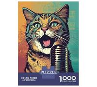 Rompecabezas De 1000 Piezas para Adolescentes Pop Singer Cat Rompecabezas para Adultos Juego Práctico Ensamblaje De Patrones Regalo De Cumpleaños, Regalos, 38x26cm/1000pcs