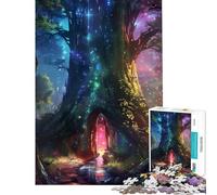 Rompecabezas de 1000 piezas para adolescentes Portal a lo desconocido Difícil y desafiante para la diversión familiar Juegos divertidos para mayores de 14 años Juego de rompecabezas incluido (38x26cm)