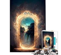 Rompecabezas de 1000 Piezas para Adolescentes Portal a un Nuevo Universo Juegos relajantes educativos desafiantes cumpleaños y para Mejorar la Memoria (tamaño 38x26cm)