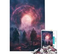 Rompecabezas de 1000 Piezas para Adolescentes Portal Knights Juguetes educativos de Aprendizaje Juegos relajantes Actividades Familiares Regalos para Mujeres y Hombres (Tamaño 50x75cm)