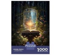 Rompecabezas De 1000 Piezas para Adolescentes Portal of Enchanted Pages Rompecabezas para Adultos Juguetes Antiestrés Decoración del Hogar Gran Regalo para Jugar 70x50cm/1000pcs