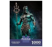Rompecabezas De 1000 Piezas para Adolescentes Poseidon God of The Seas Rompecabezas para Adultos Juego Familiar Pero Divertido Y Humorístico Desafiante De Completar 38x26cm/1000pcs